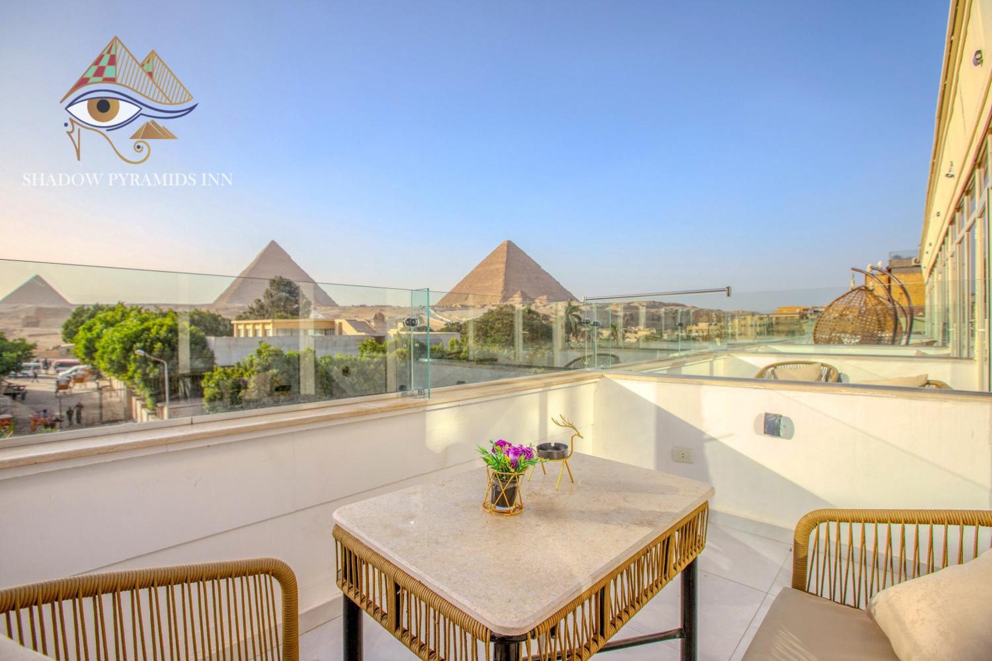 Shadow Pyramids Suites And Jacuzzi Kafret el-Gabal Exteriér fotografie