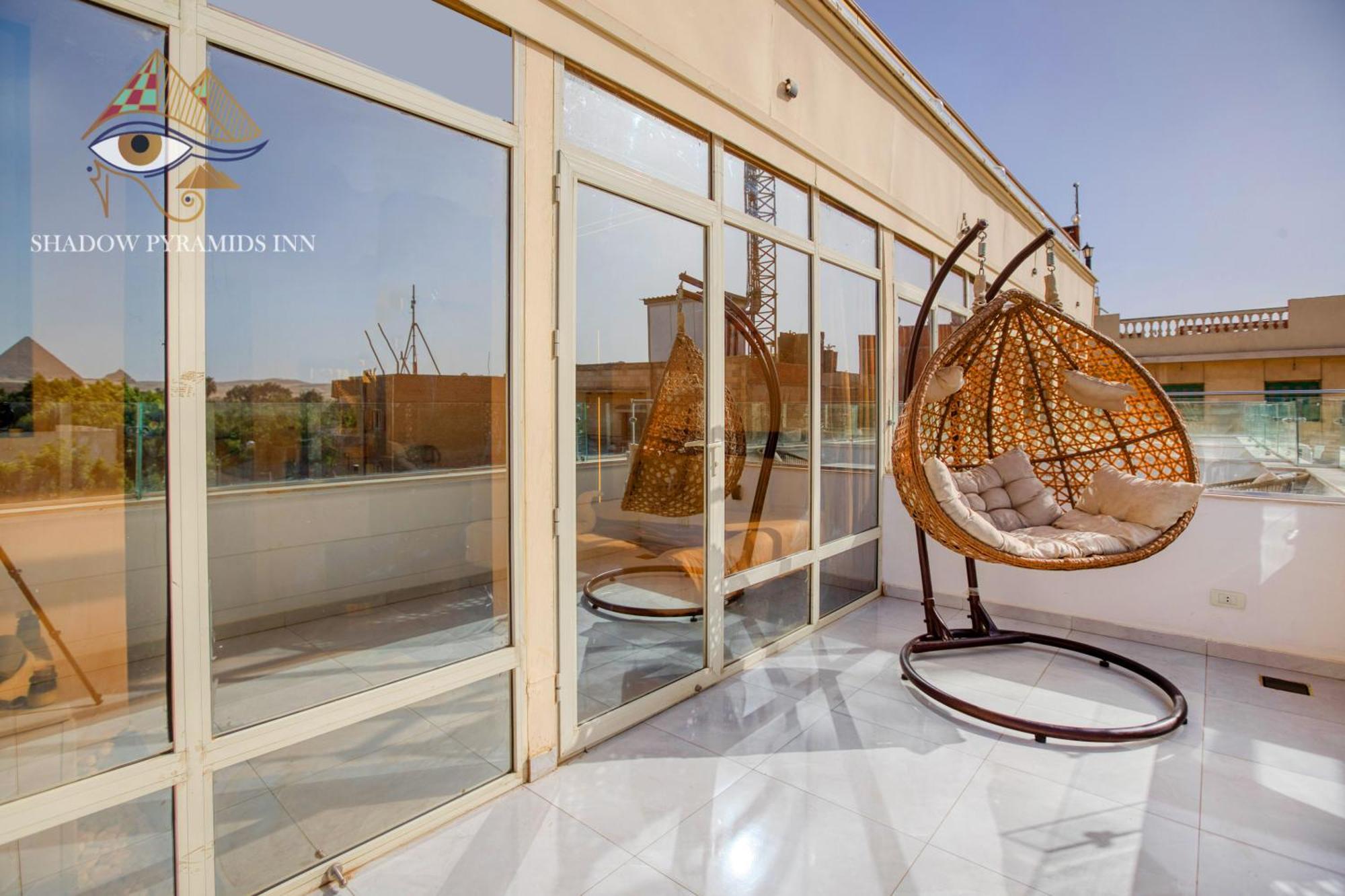 Shadow Pyramids Suites And Jacuzzi Kafret el-Gabal Exteriér fotografie
