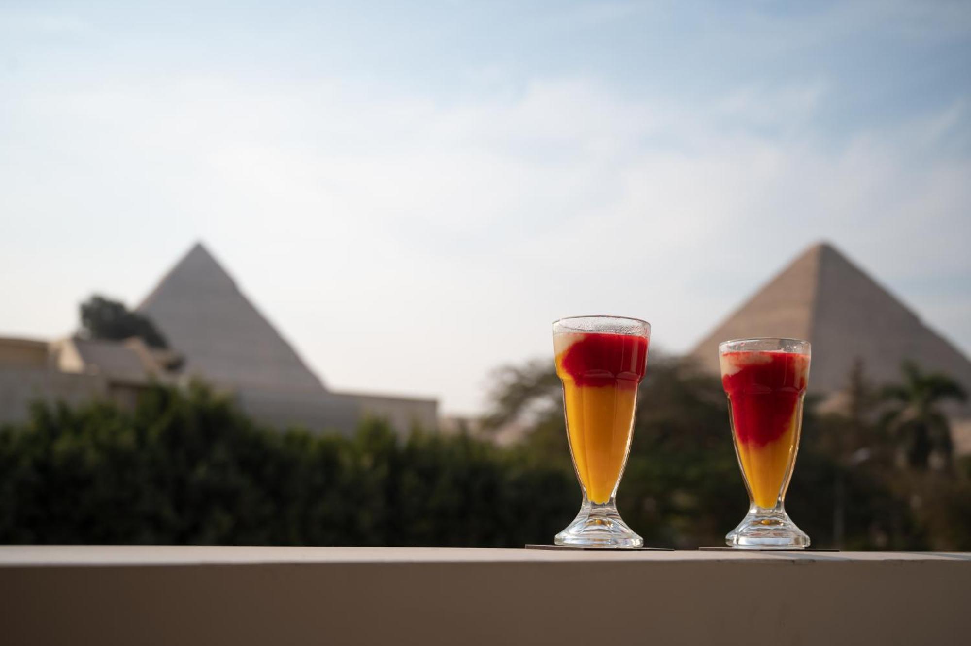 Shadow Pyramids Suites And Jacuzzi Kafret el-Gabal Exteriér fotografie